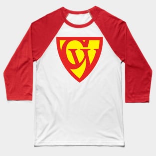 CapedWonder logo 5 Baseball T-Shirt